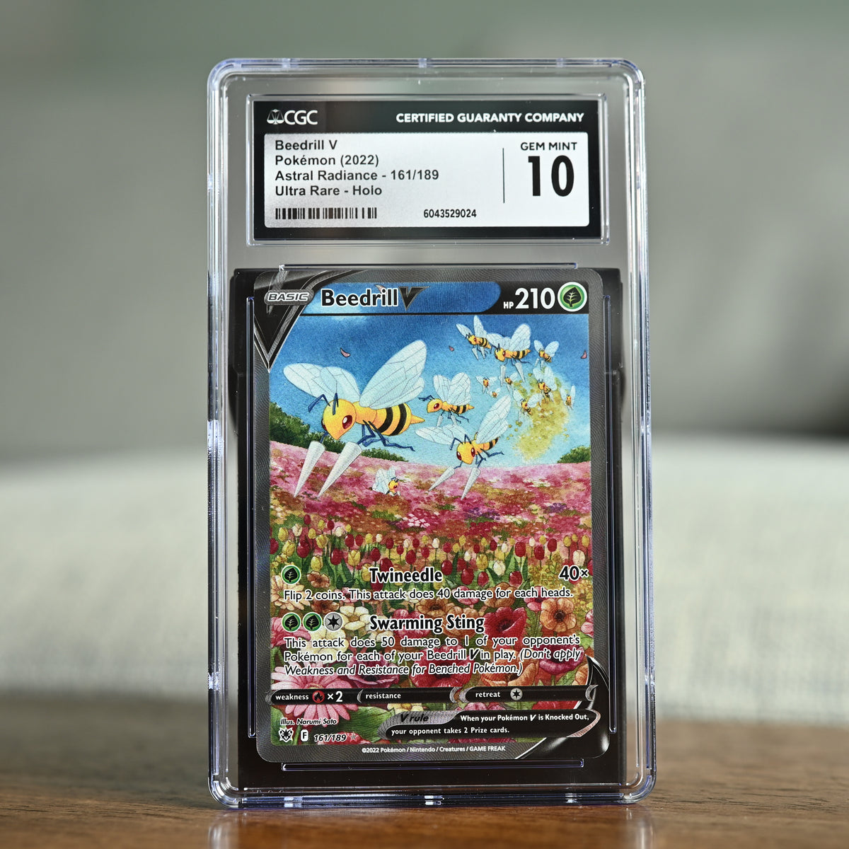 Beedrill V (Alternate Art) 161/189 CGC 10