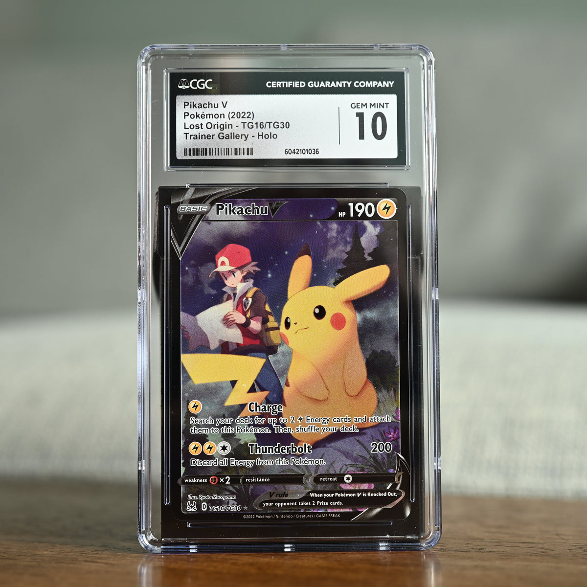 Pikachu V TG16/TG30 CGC 10