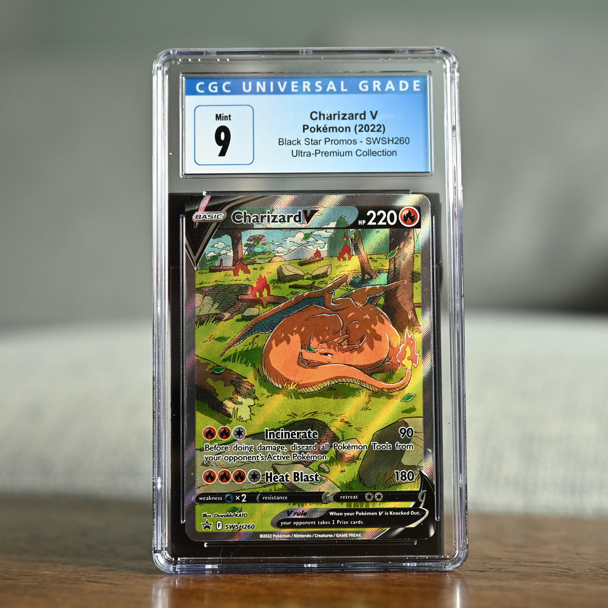 Charizard V (Alternate Art) SWSH260 CGC 9