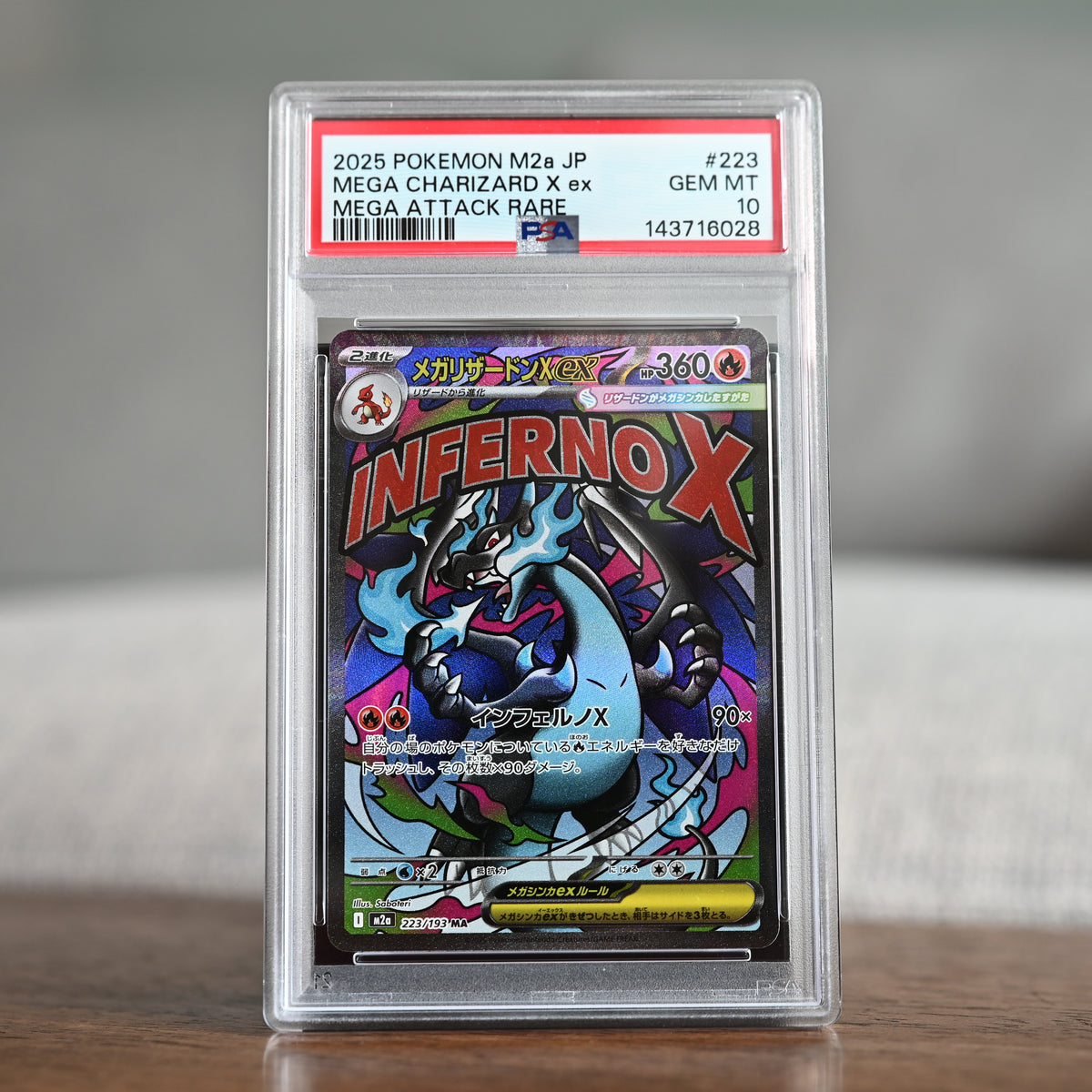 Mega Charizard X ex 223/193 PSA 10