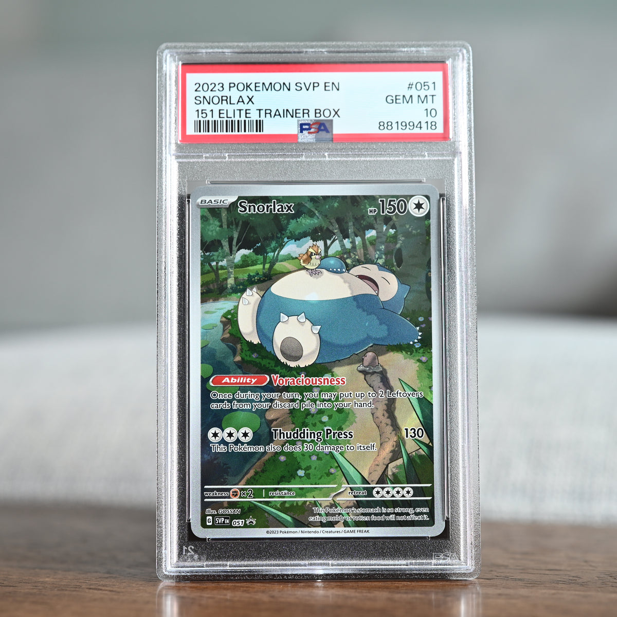 Snorlax 51 PSA 10