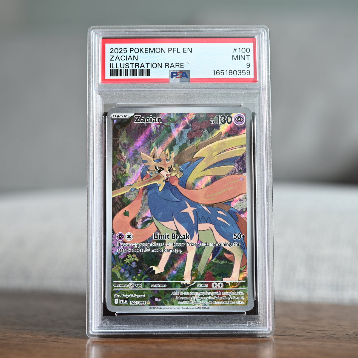 Zacian 100/094 PSA 9