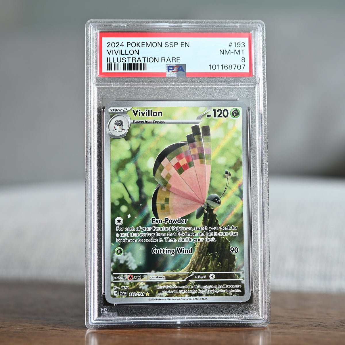 Vivillon 193/191 PSA 8