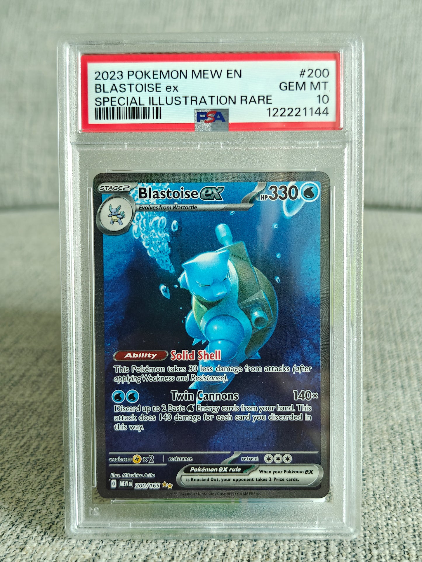 Blastoise EX 200 PSA 10