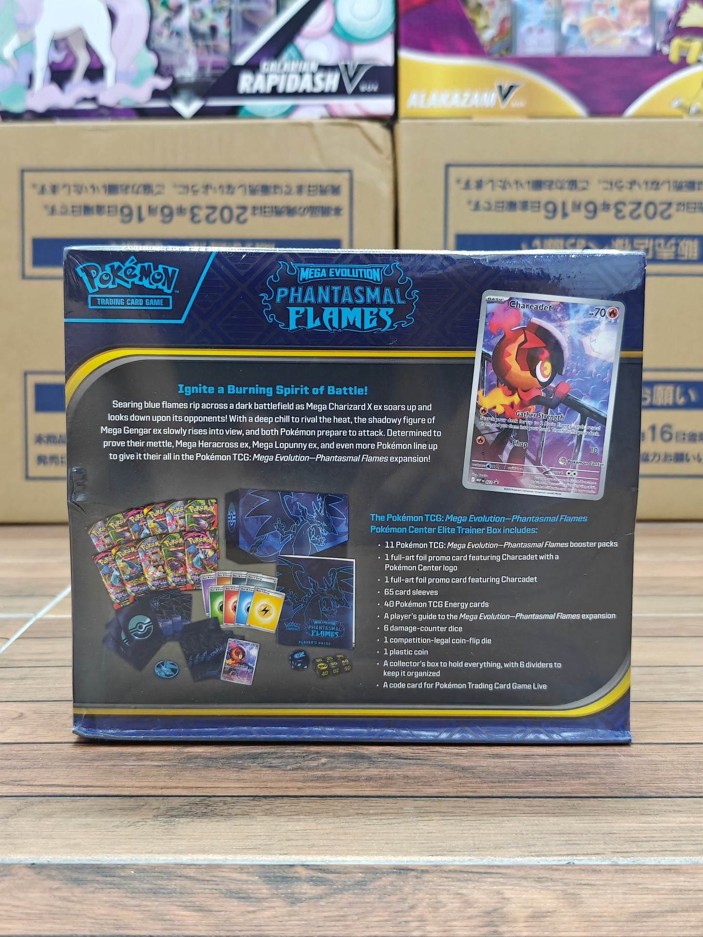 Phantasmal Flame Pokemon Center Elite Trainer Box (Dented)