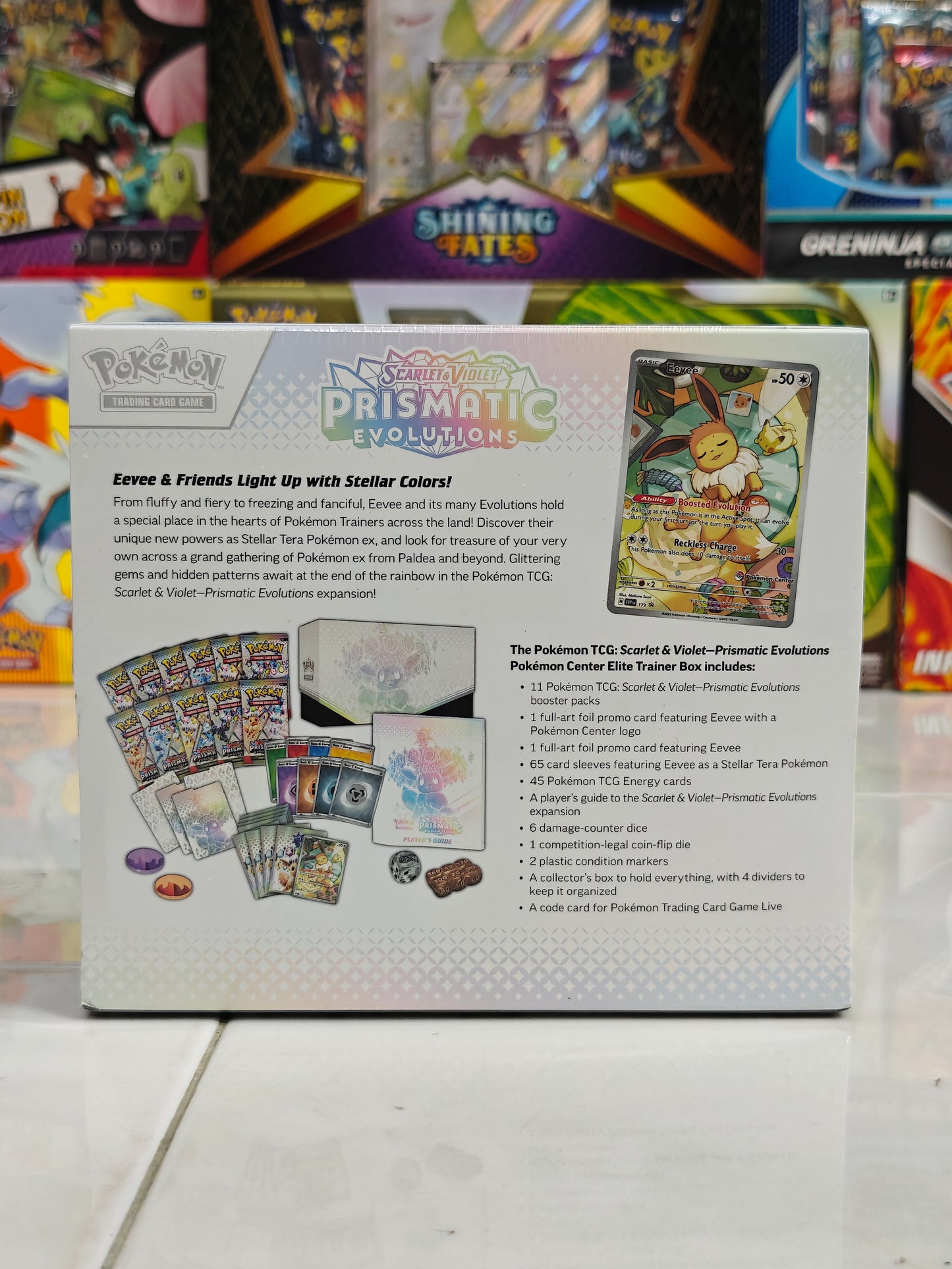 Prismatic Evolution Pokemon Center Elite Trainer Box