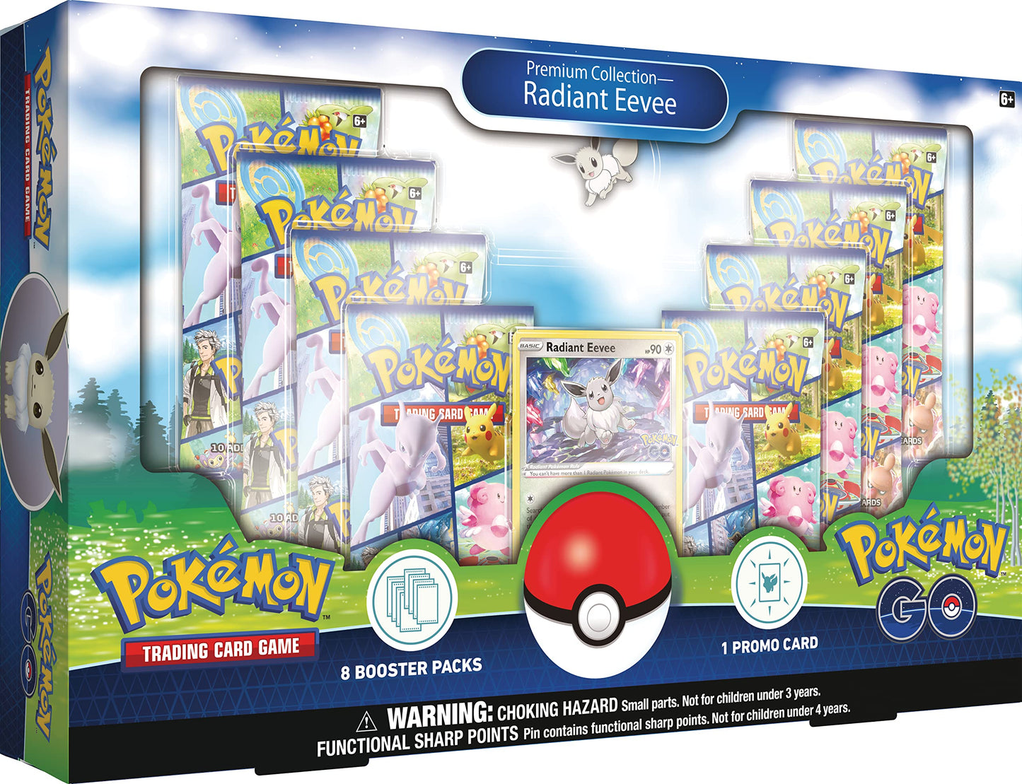 Pokemon Go Radiant Eevee Premium Collection Sealed Case
