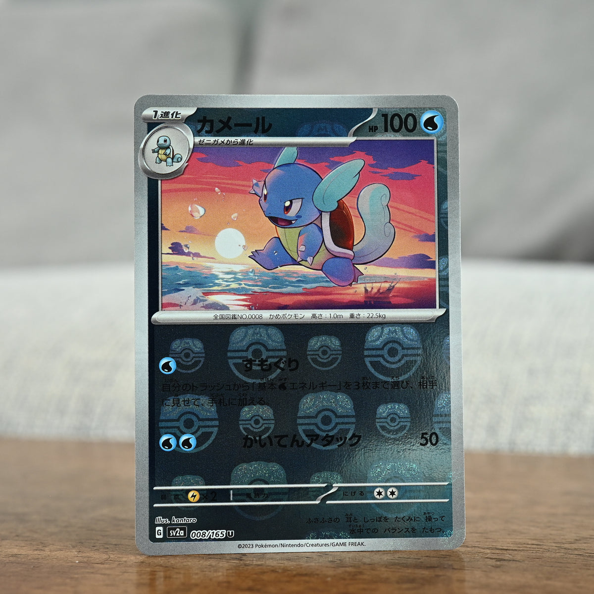 Wartortle Master Ball  8/165 JP (NM)