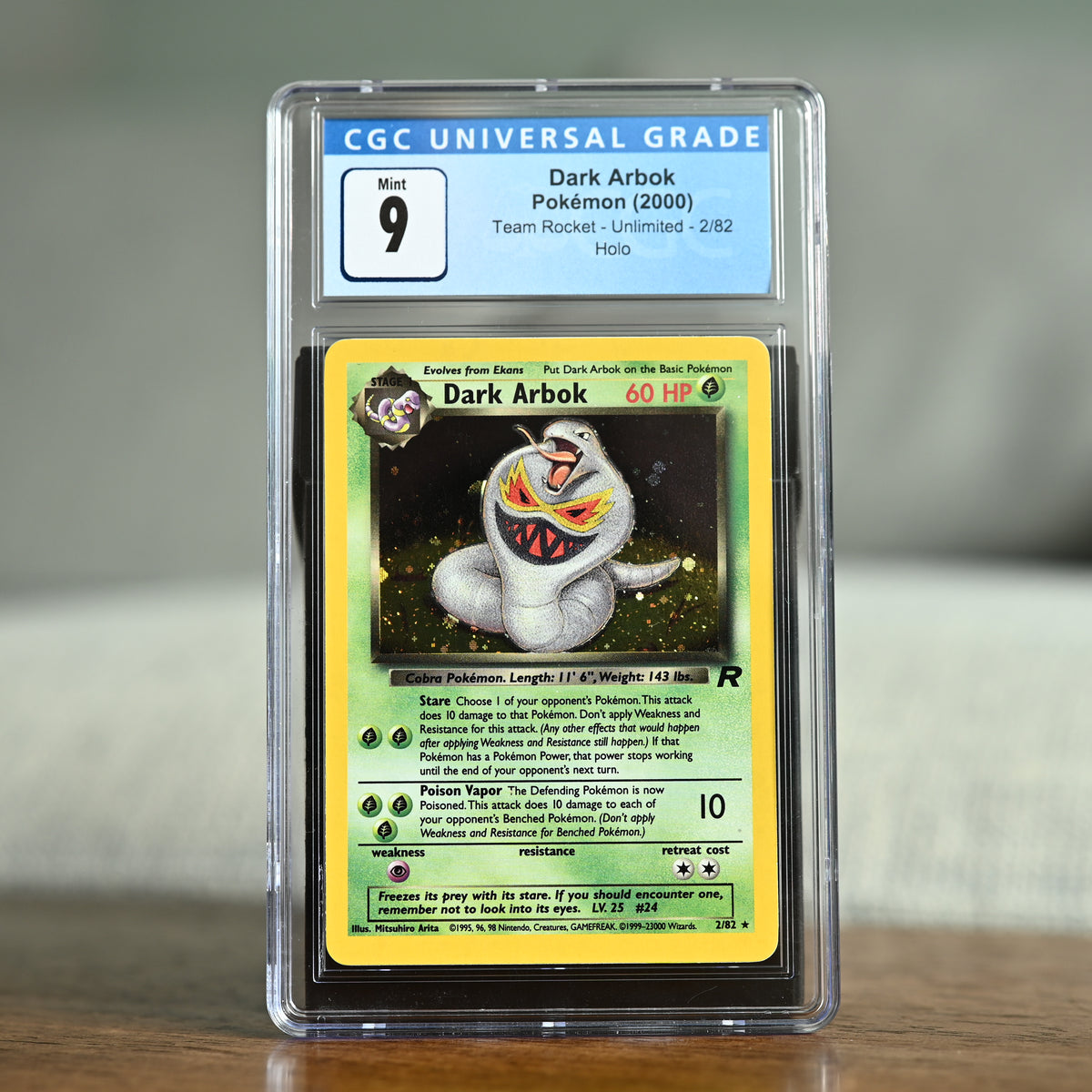 Dark Arbok 29983 CGC 9