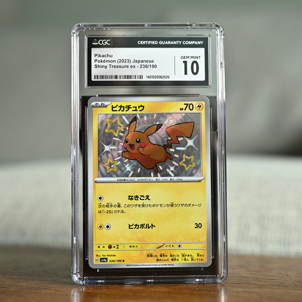 Pikachu 236/190 CGC 10