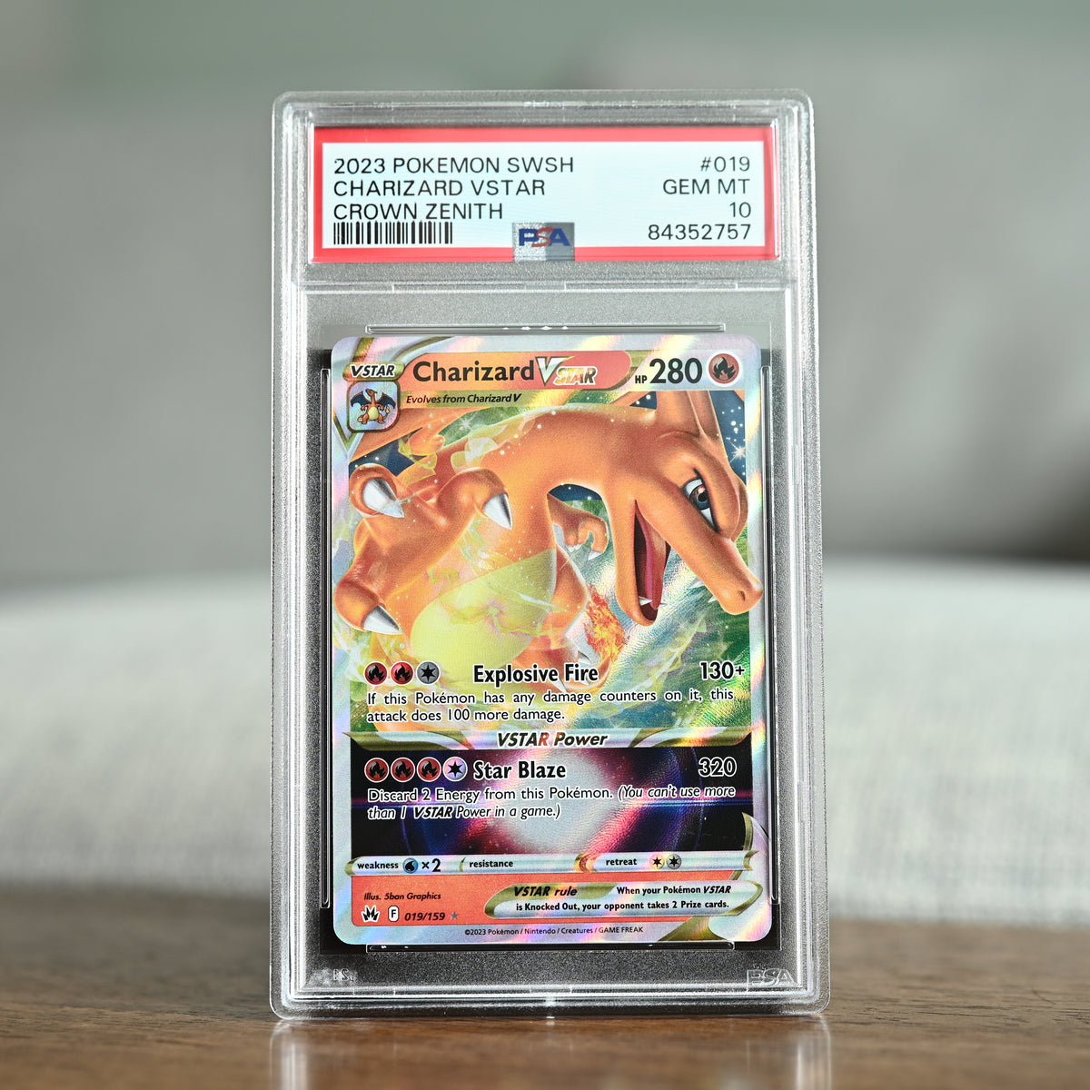 Charizard VSTAR 019/159 PSA 10