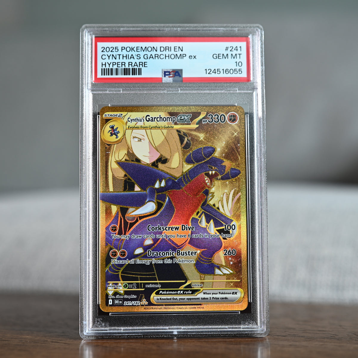 Cynthia's Garchomp ex 241/182 PSA 10