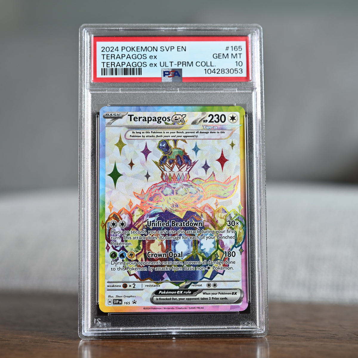 Terapagos ex 165 PSA 10