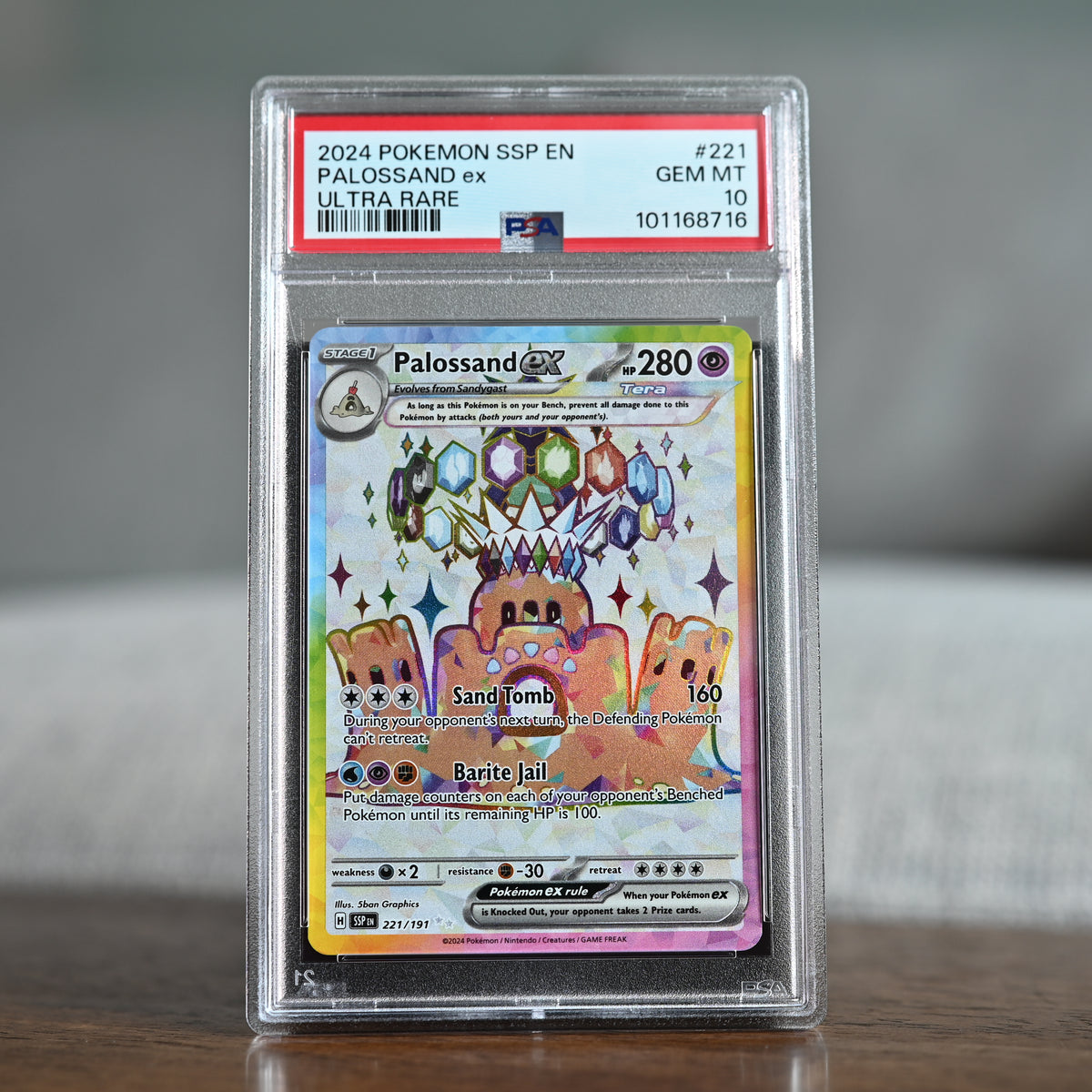 Palossand ex 221/191 PSA 10