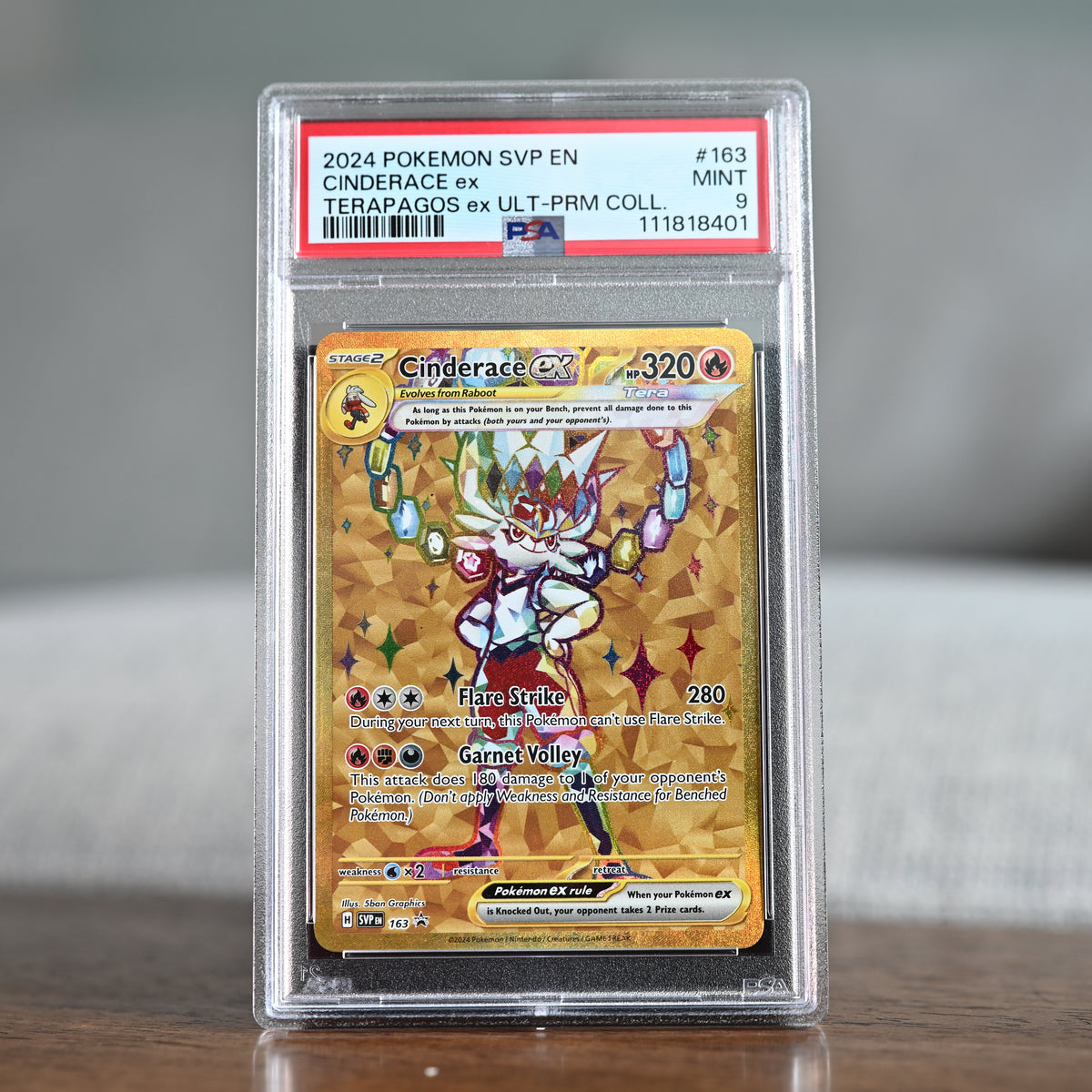 Cinderace ex 163 PSA 9