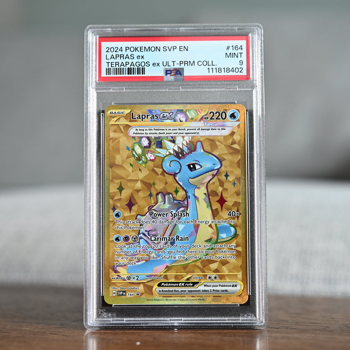 Lapras ex 164 PSA 9