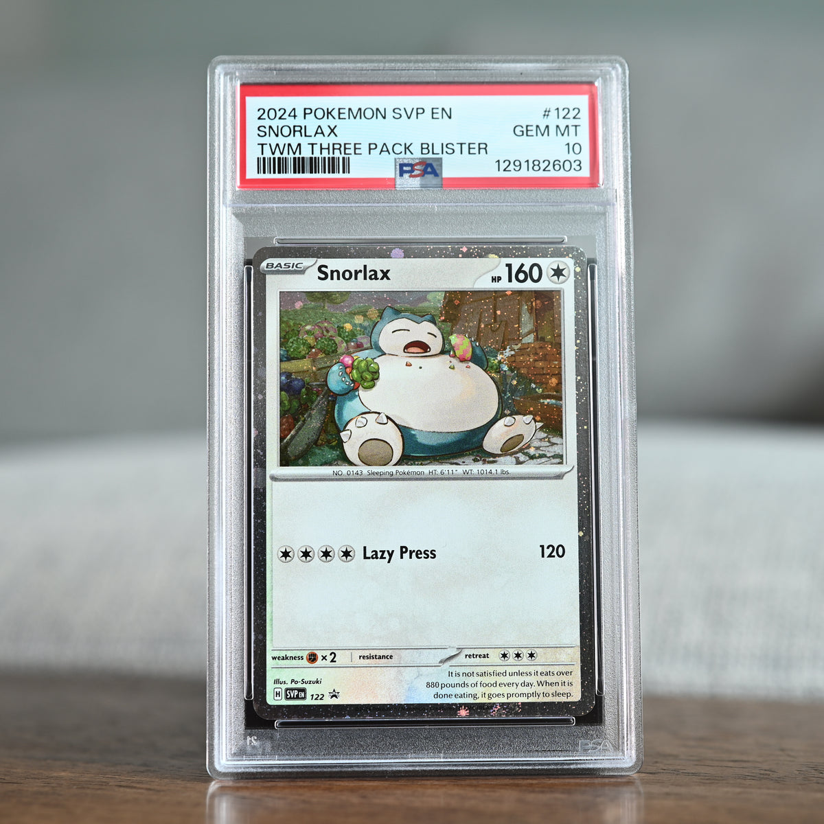 Snorlax 122 PSA 10