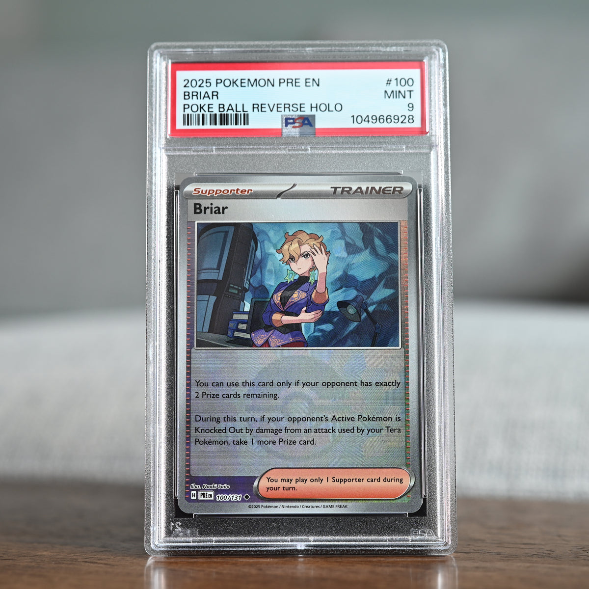 Briar (Poke Ball) 100/131 PSA 9
