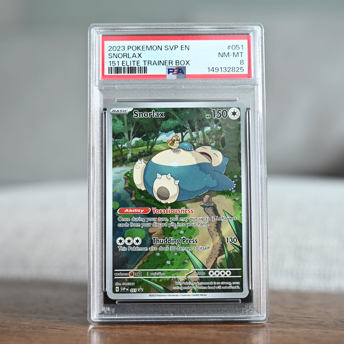 Snorlax 51 PSA 8