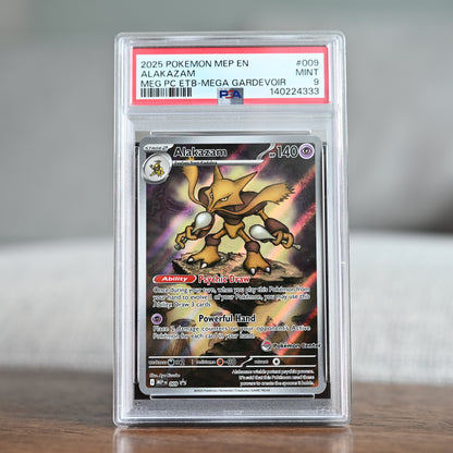 Alakazam ETB + PC ETB Promo Sequential PSA 9