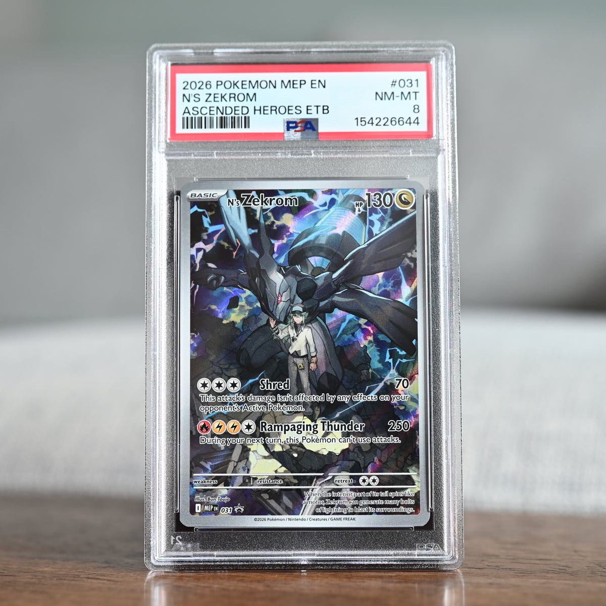 N's Zekrom 31 PSA 8