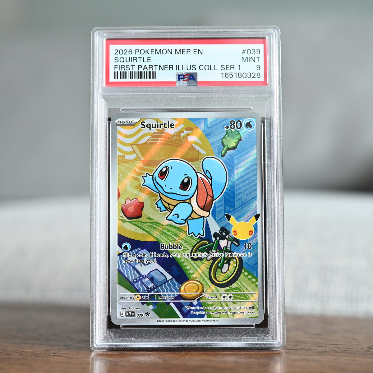 Squirtle 39 PSA 9