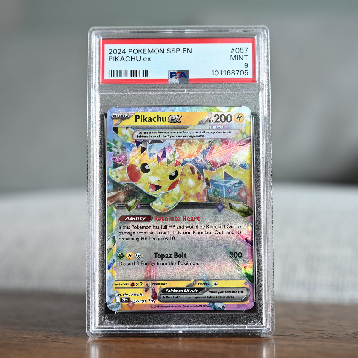 Pikachu ex 057/191 PSA 9