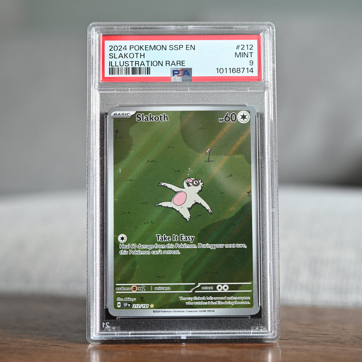 Slakoth 212/191 PSA 9