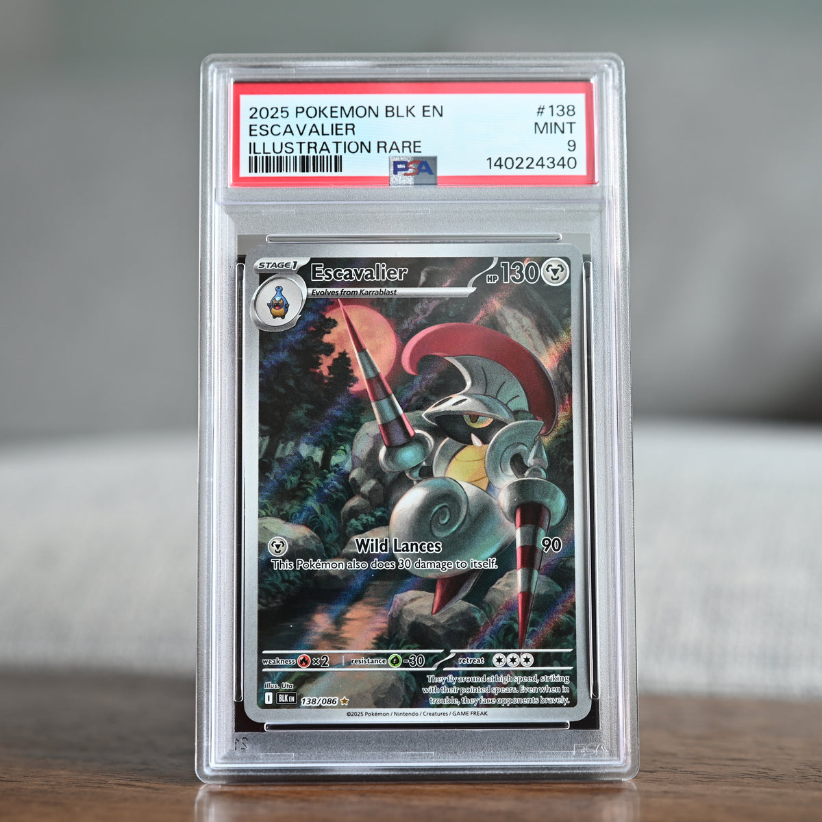 Escavalier 138/086 PSA 9