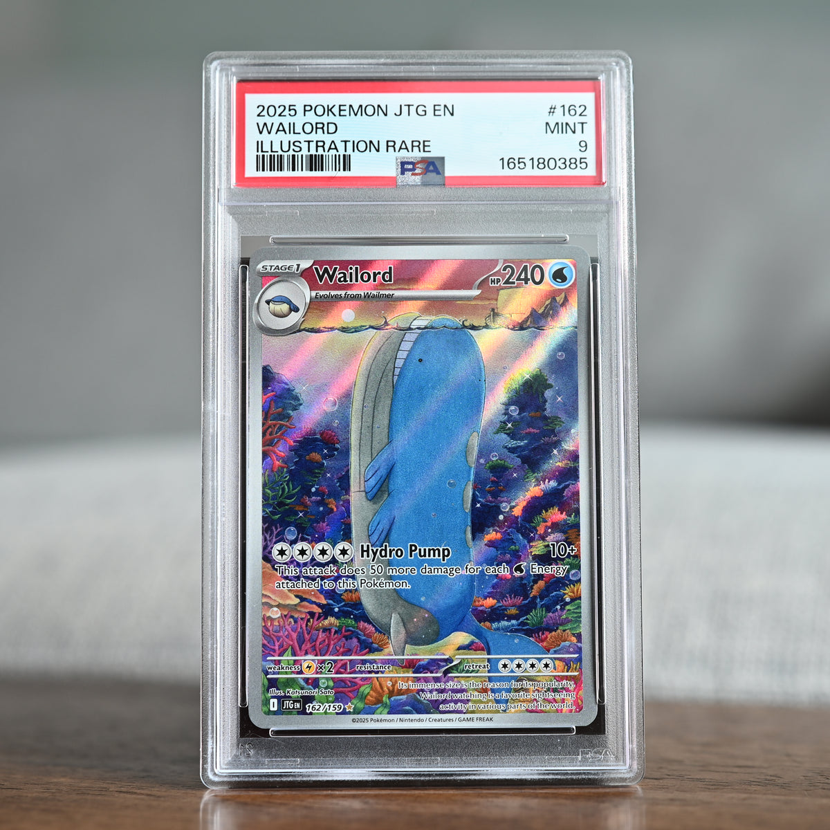 Wailord 162/159 PSA 9