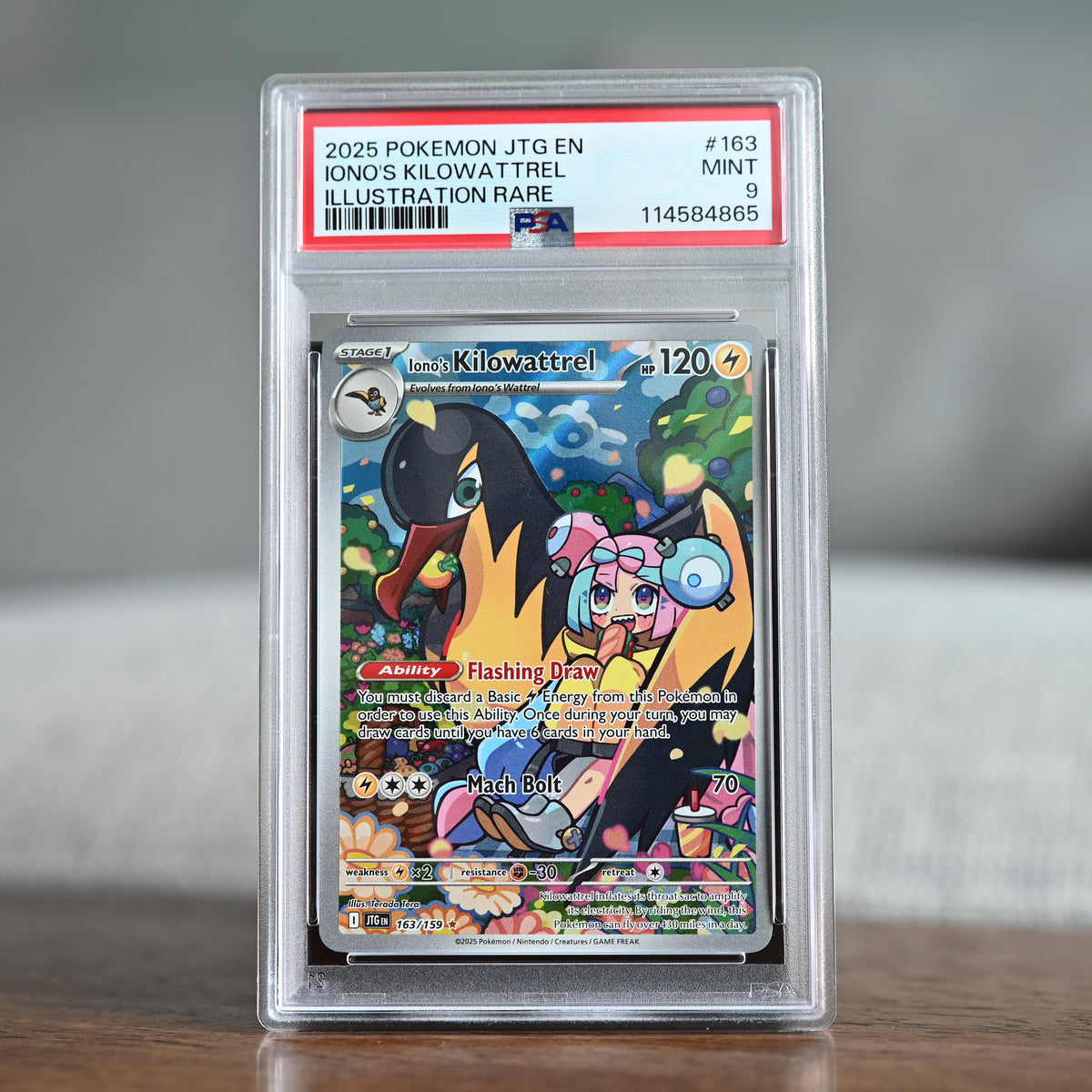 Iono's Kilowattrel 163/159 PSA 9