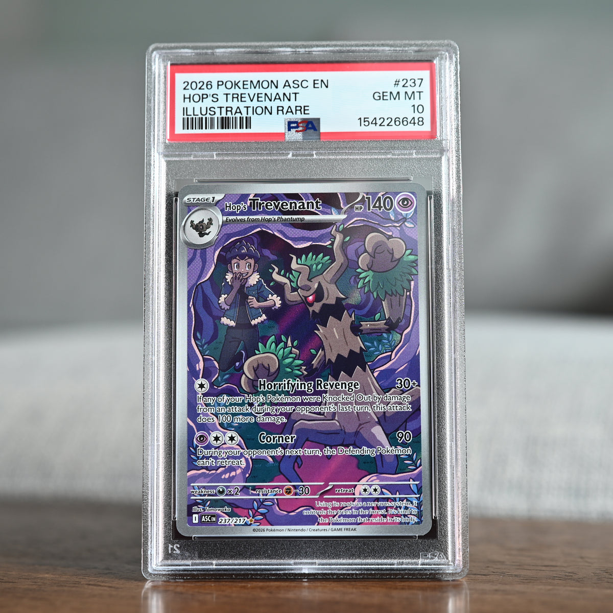 Hop's Trevenant 237/217 PSA 10