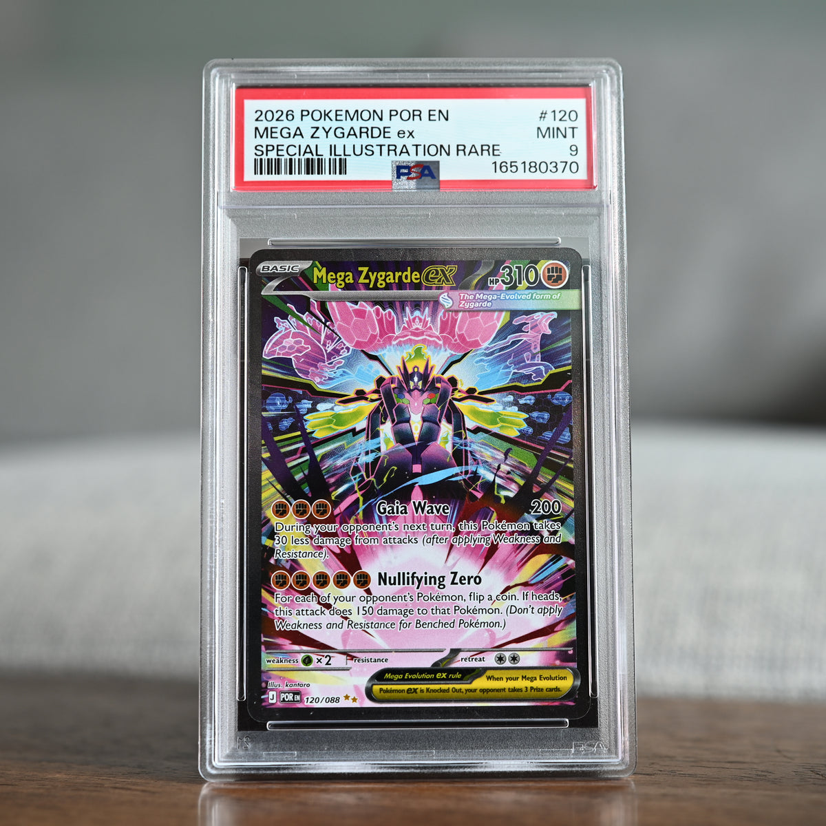 Mega Zygarde ex 120/088 PSA 9