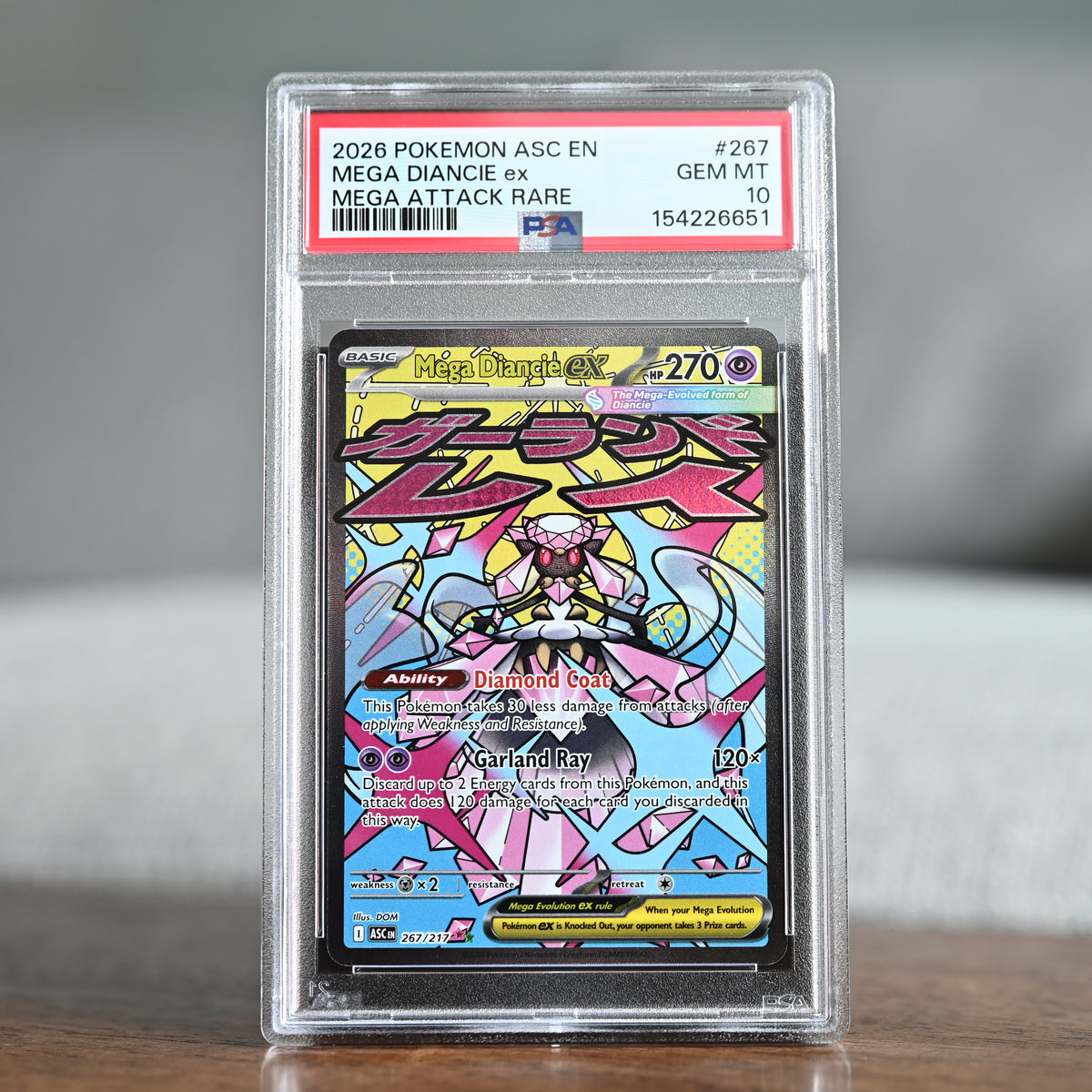Mega Diancie ex 267/217 PSA 10