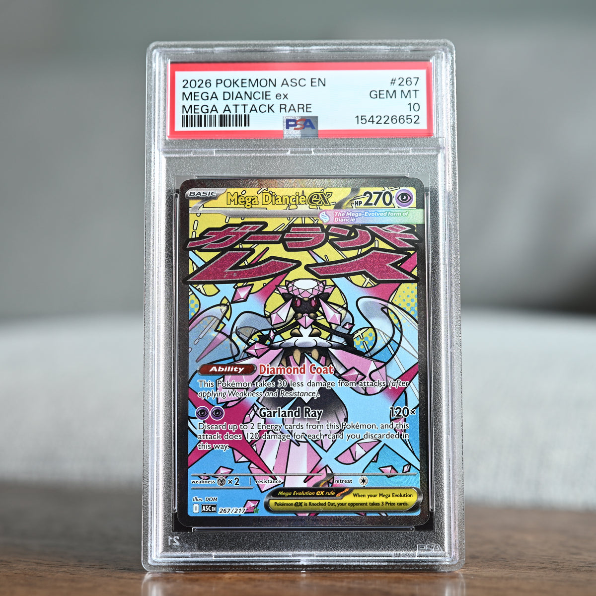 Mega Diancie ex 267/217 PSA 10