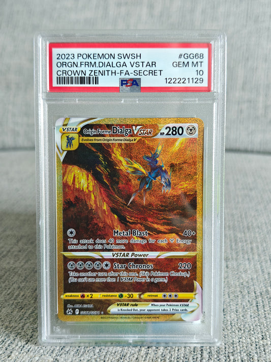 Dialga Vstar GG68 PSA 10