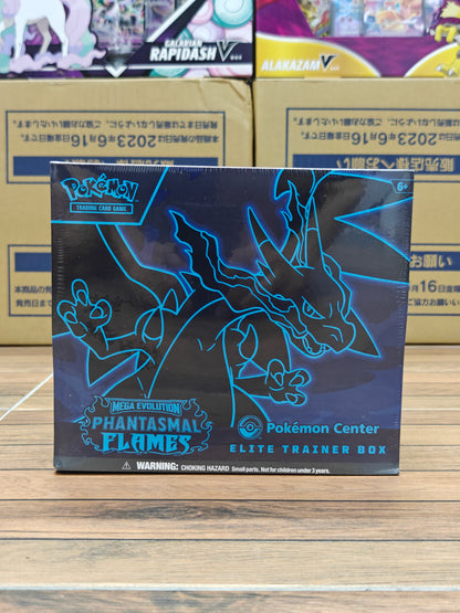 Phantasmal Flame Pokemon Center Elite Trainer Box (Dented)