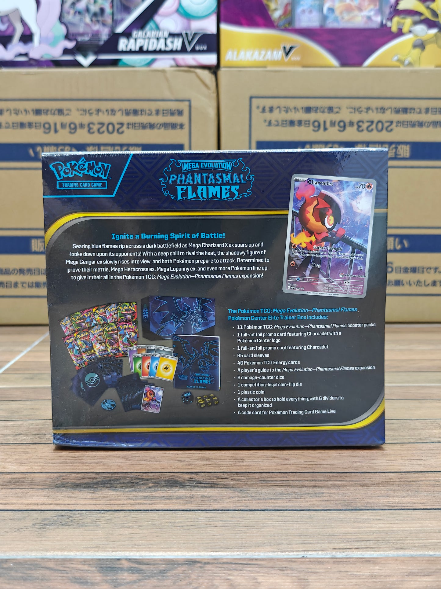 Phantasmal Flame Pokemon Center Elite Trainer Box (Dented)