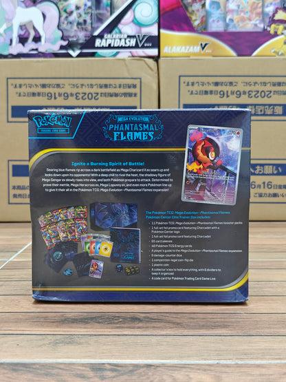 Phantasmal Flame Pokemon Center Elite Trainer Box (Dented)