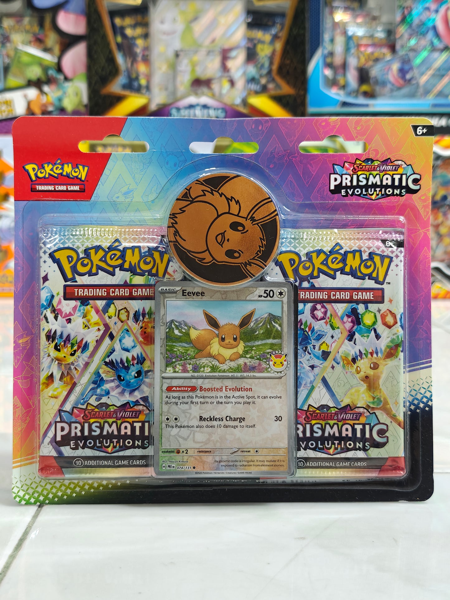 Prismatic Evolutions 2pk Blister