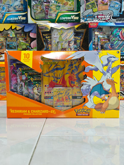 Reshiram & Charizard GX Premium Collection (Tear & Dent)