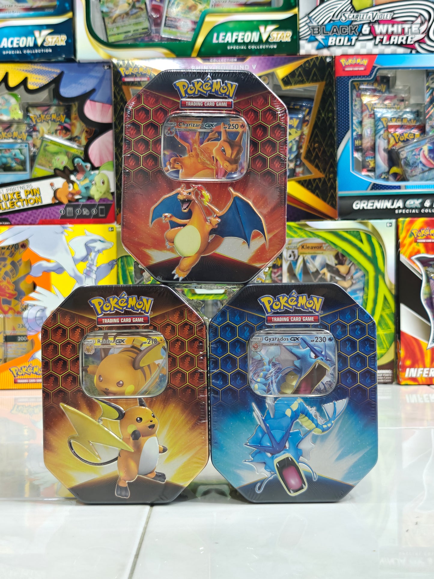 Hidden Fates GX Tin Set of 3