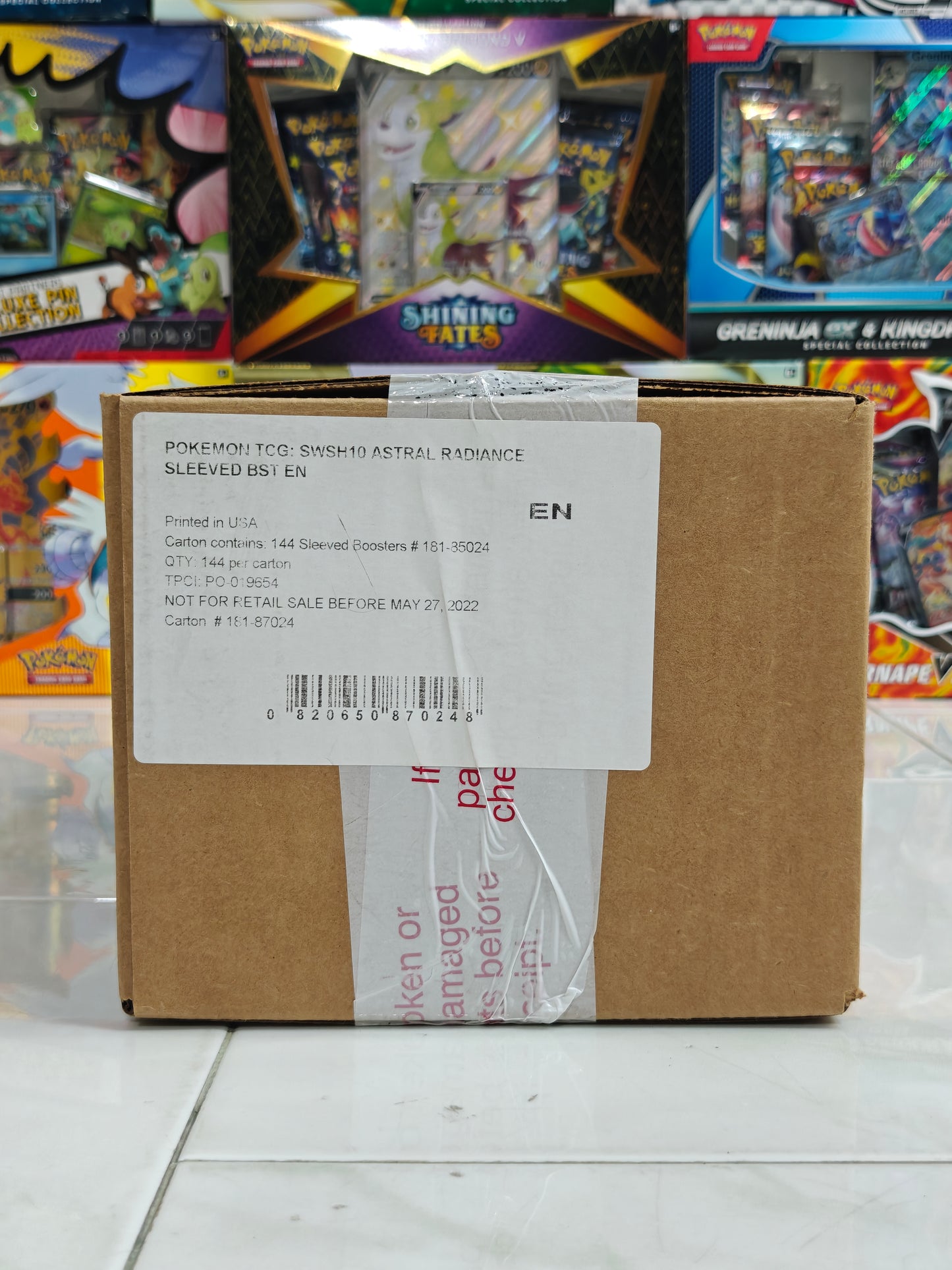 Astral Radiance Sleeved Booster Case