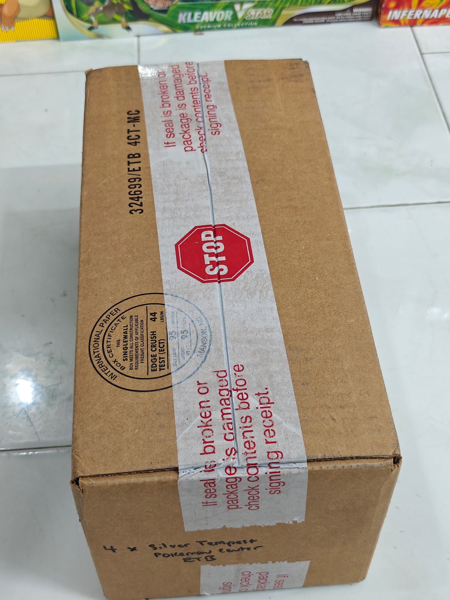 Silver Tempest Pokemon Center Elite Trainer Box Sealed Case (4 ETB)