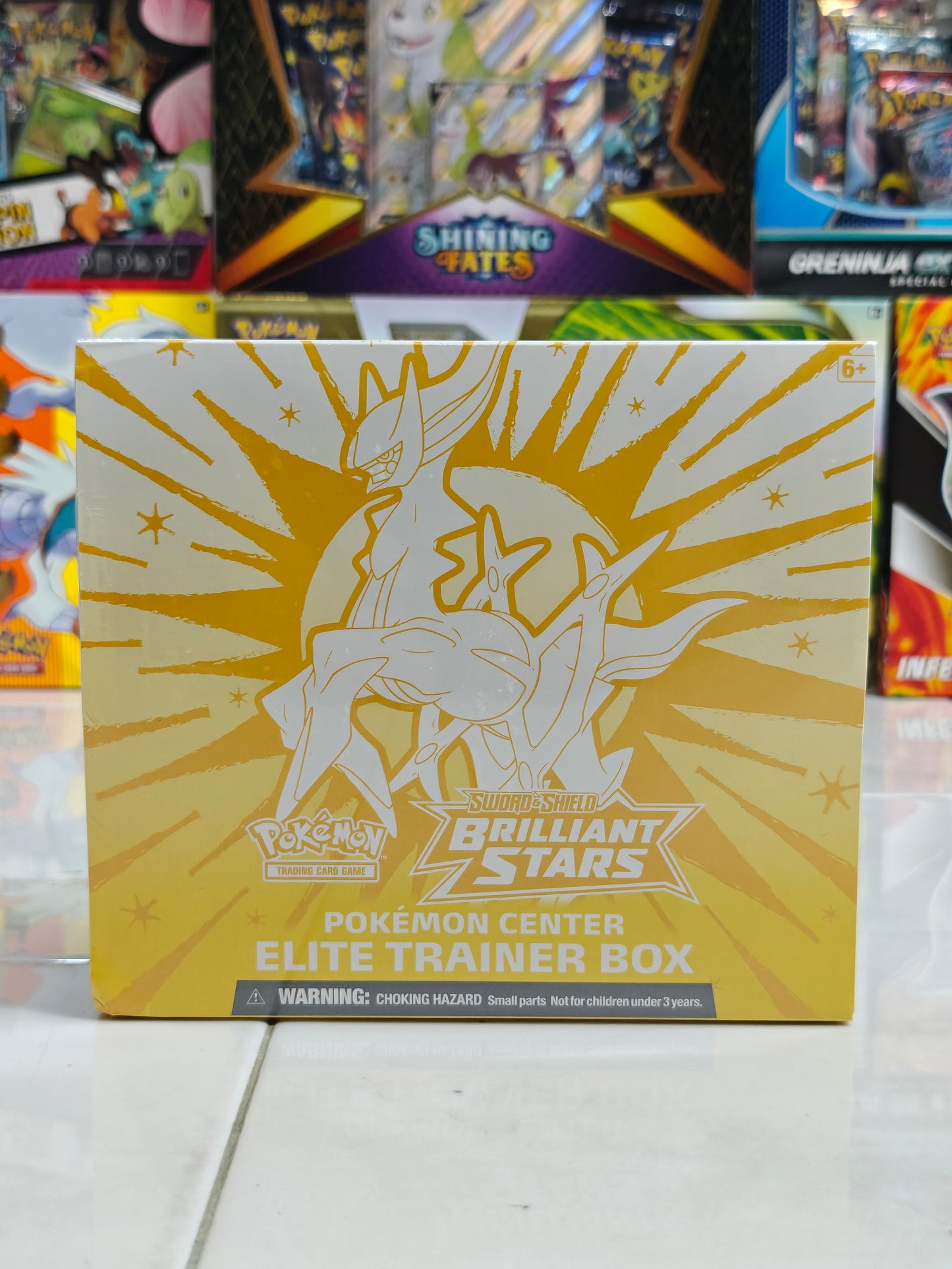 Brilliant Stars Pokemon Center Elite Trainer Box (With Tear)