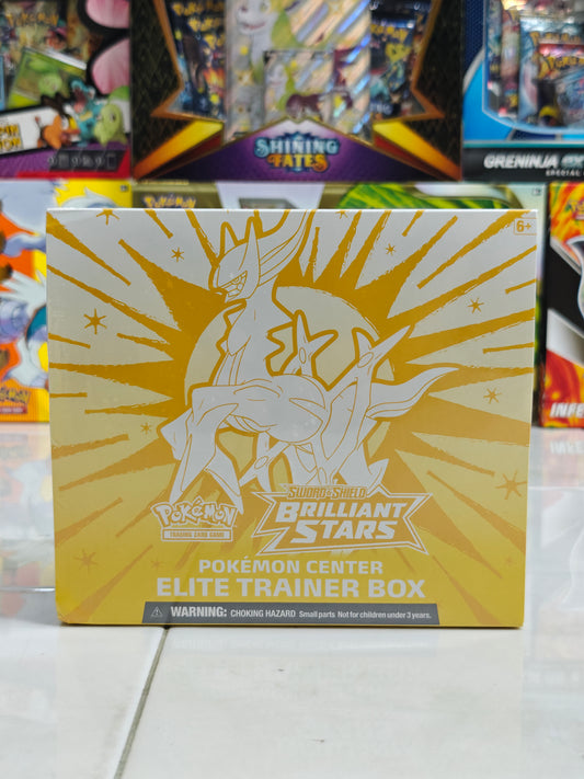 Brilliant Stars Pokemon Center Elite Trainer Box (With Tear)