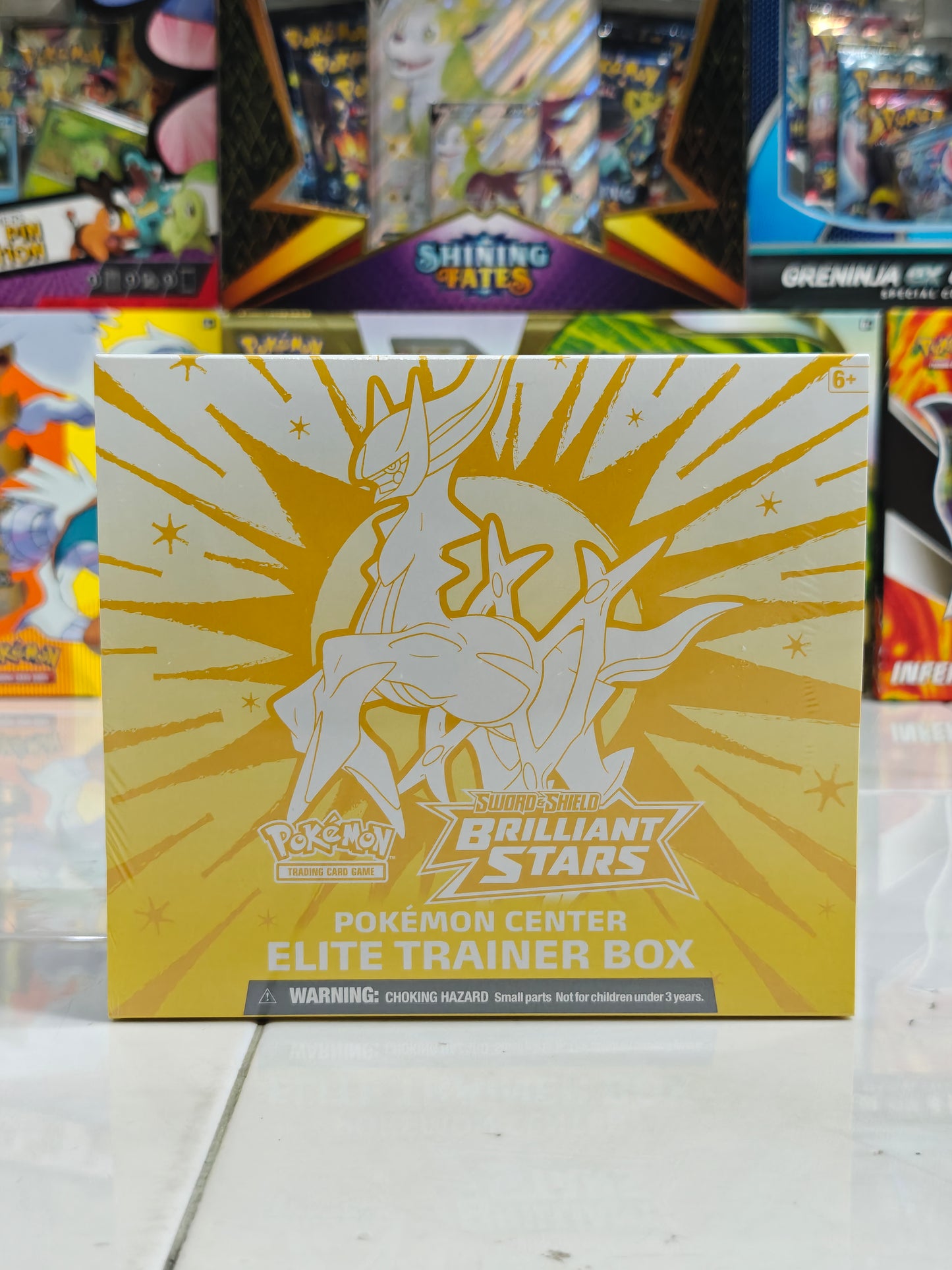 Brilliant Stars Pokemon Center Elite Trainer Box (With Tear)