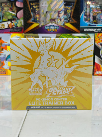 Brilliant Stars Pokemon Center Elite Trainer Box (With Tear)
