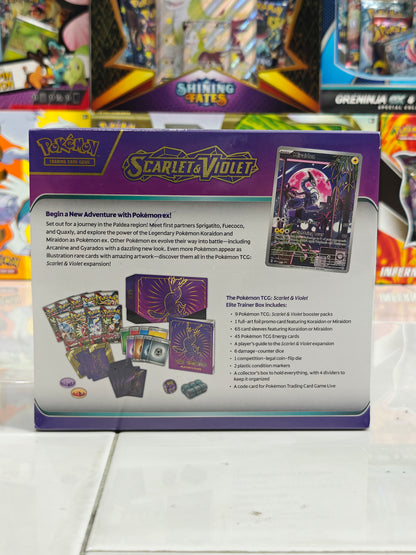 Scarlet Violet Miraidon Elite Trainer Box