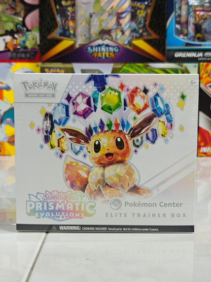 Prismatic Evolution Pokemon Center Elite Trainer Box